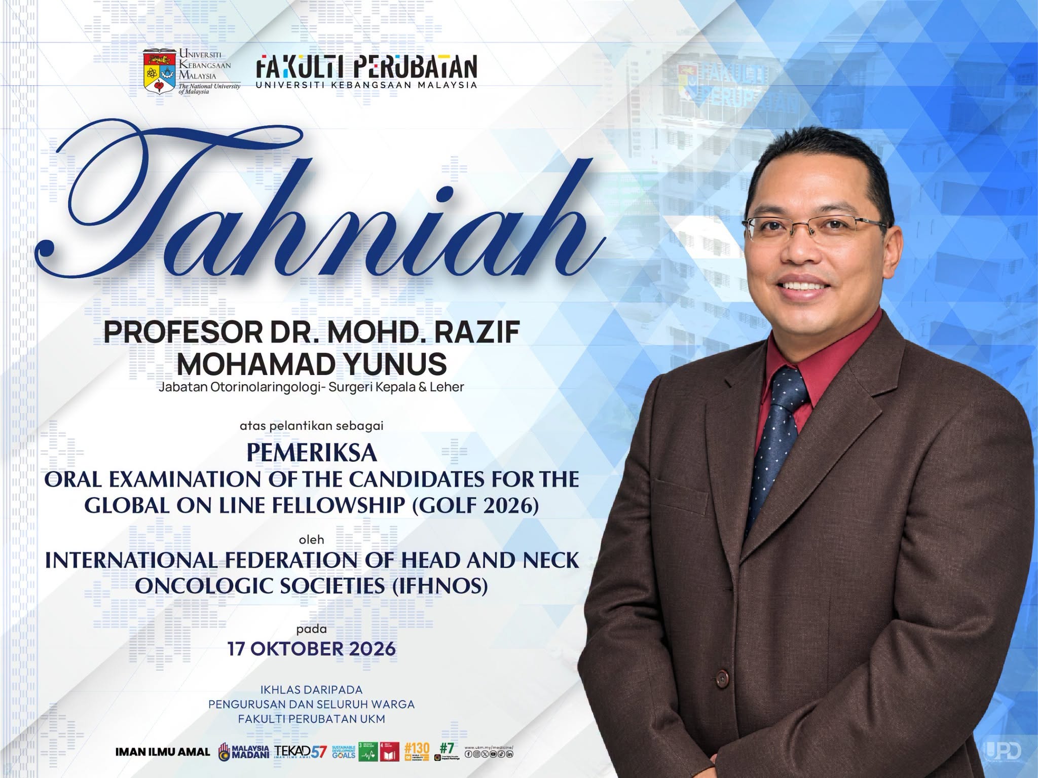 PROF. DR MOHD RAZIF MOHAMAD YUNUS