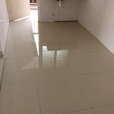 2) Kitchen and door to dry yard