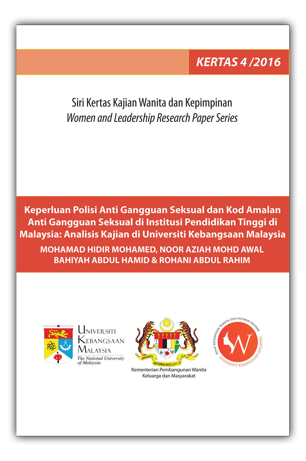 Keperluan Polisi Anti-Gangguan Seksual dan Kod Amalan Anti-Gangguan Seksual di Institusi Pendidikan Tinggi di Malaysia: Analisis Kajian di Universiti Kebangsaan Malaysia
