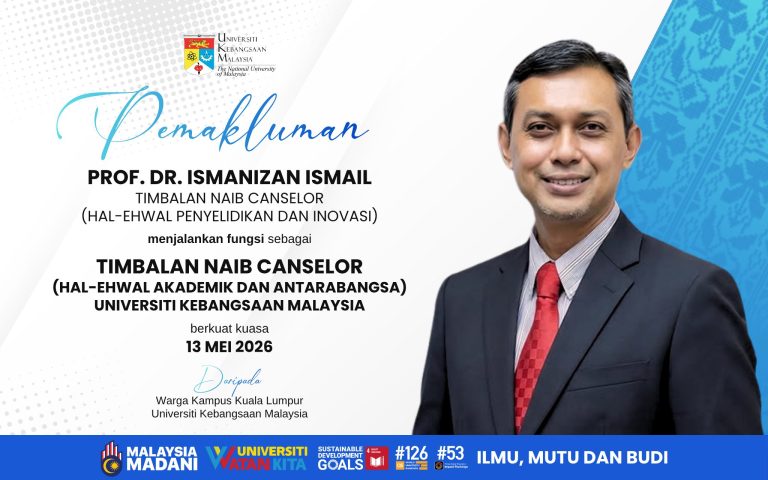 YBHG. PROF. DR. ISMANIZAN ISMAIL MENJALANKAN FUNGSI SEBAGAI TNC HEAA