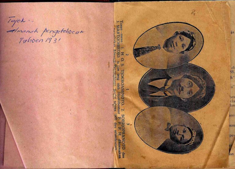 Bahan Nadir 1238 (Almanak pengetahoean tahoen 1931)