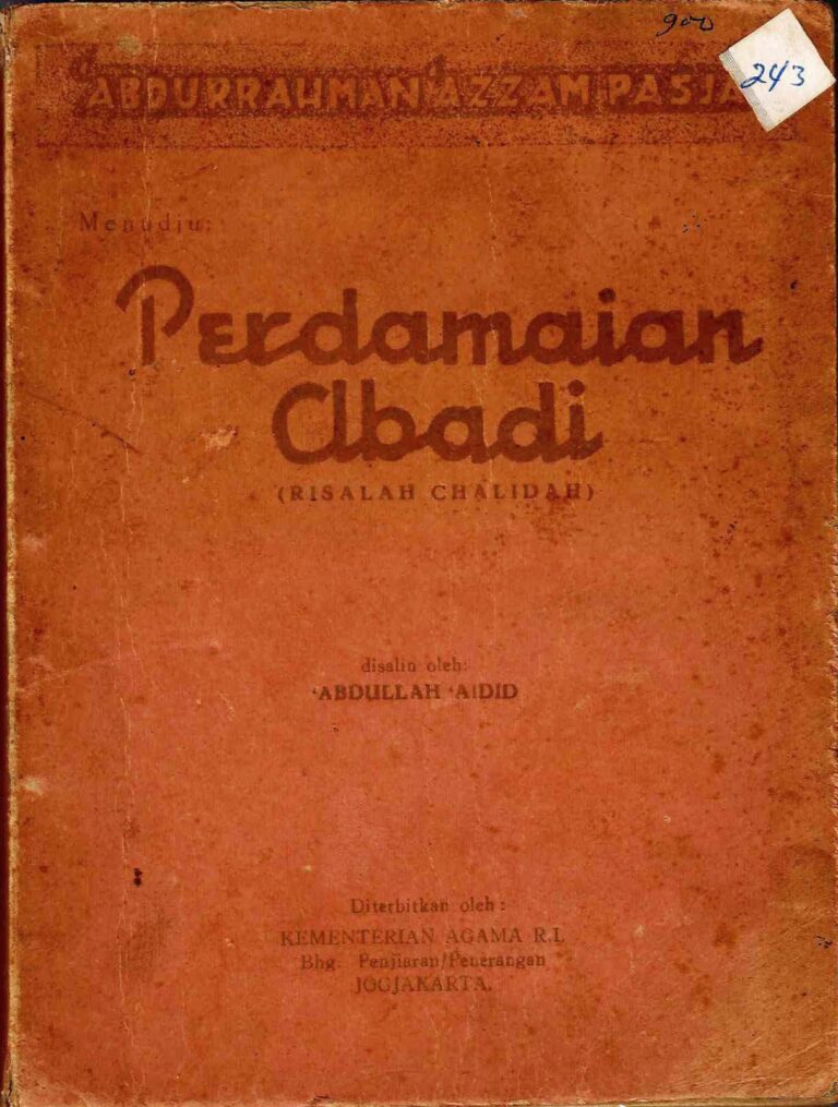 Bahan Nadir 0042 (Menudju perdamaian abadi)