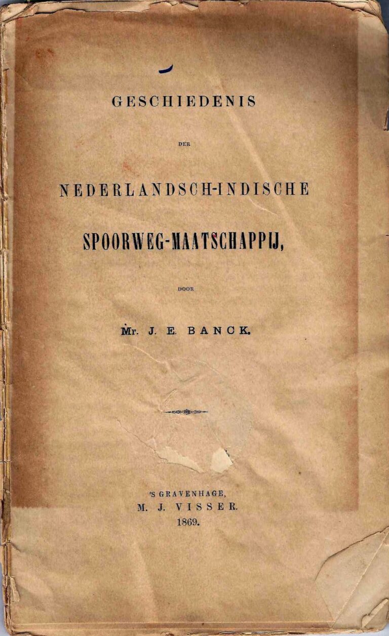 Bahan Nadir 0880 (Geschiedents der Nederlandsch – Indische Spoorweg Maatschappij)