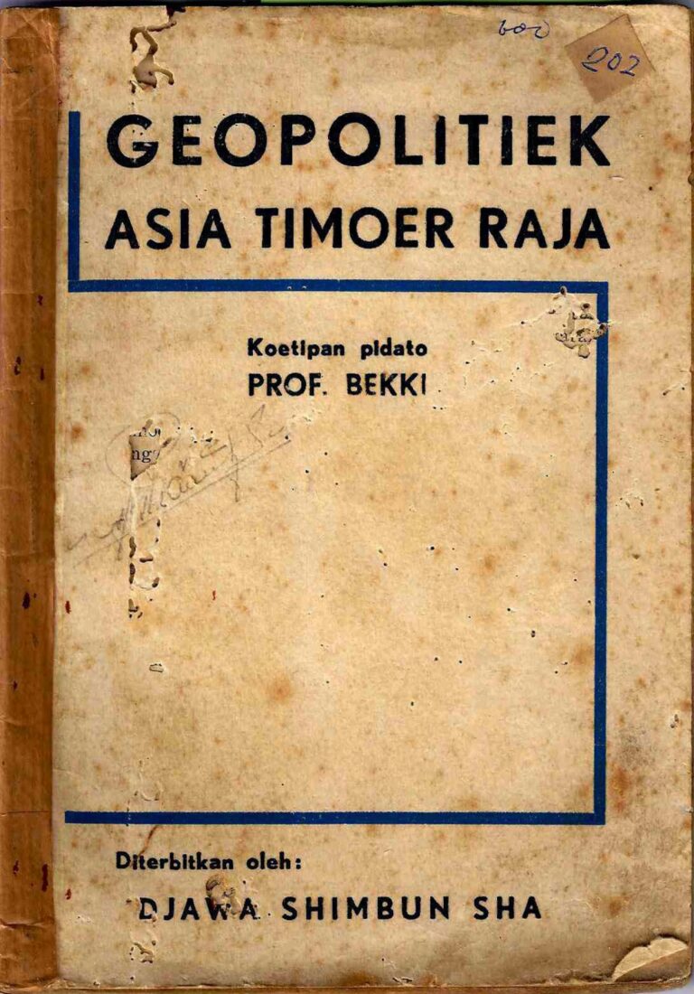 Bahan Nadir 0885 (Geopolitiek, Asia Timoer raja)