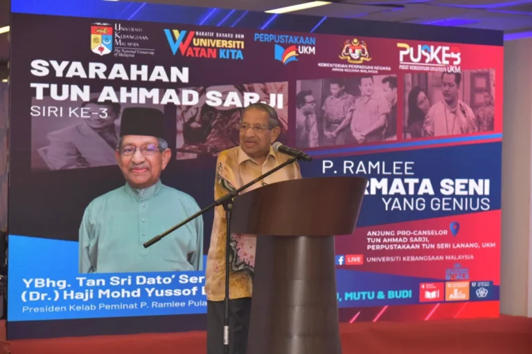 Syarahan Tun Ahmad Sarji 2024: Mengangkat Seni dan Warisan Negara
