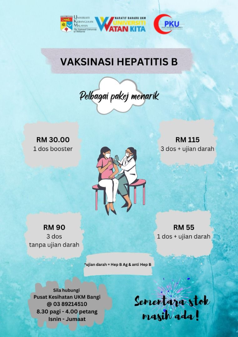 LANGKAH EFEKTIF DALAM MENCEGAH HEPATITIS B ADALAH DENGAN MELAKUKAN
