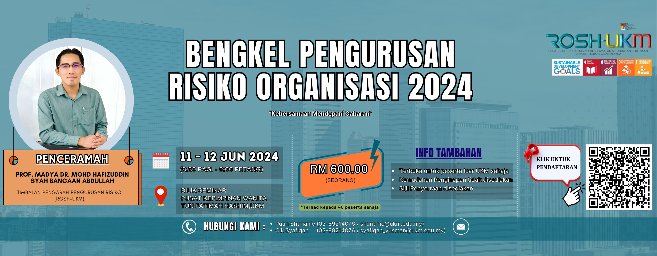 BENGKEL PENGURUSAN RISIKO ORGANISASI 2024 (BPRISK) KALI KE-9