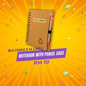 NOTEBOOK WITH PENCIL CASE