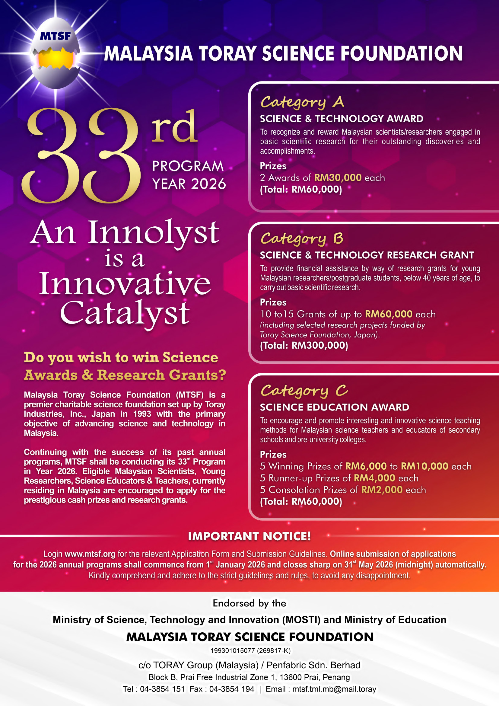 Secretariat Programs MTSF Year 2026 Program - Secretariat of Research & Innovation Faculty ...