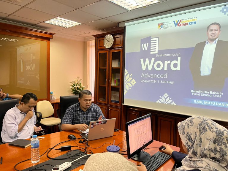 Sesi Perkongsian Microsoft Word Advanced