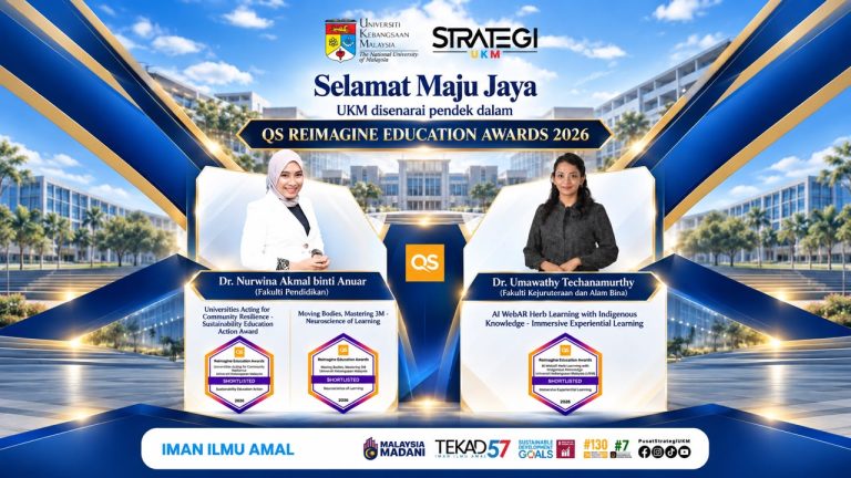 Tahniah atas Kejayaan Disenarai Pendek QS Reimagine Education Awards 2026