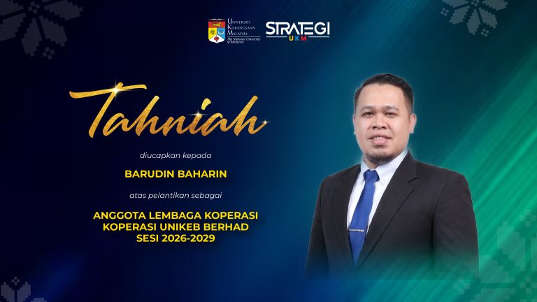 Tahniah En. Barudin Baharin pelantikan Ahli Lembaga Koperasi (ALK) Koperasi UNIKEB Berhad