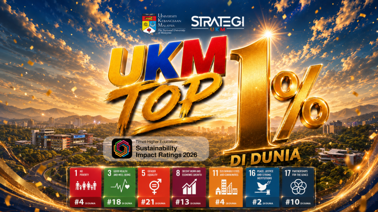 TOP 1% dunia Times Higher Education Sustainability Impact Ratings 2026