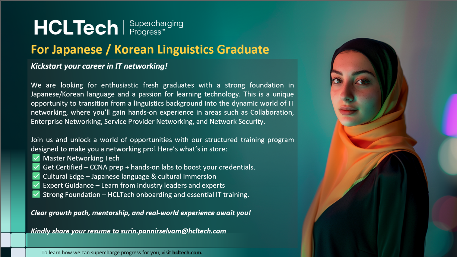 Job Opportunities: HCL Tech -Japanese & Korean Speaking Talents – Fresh ...