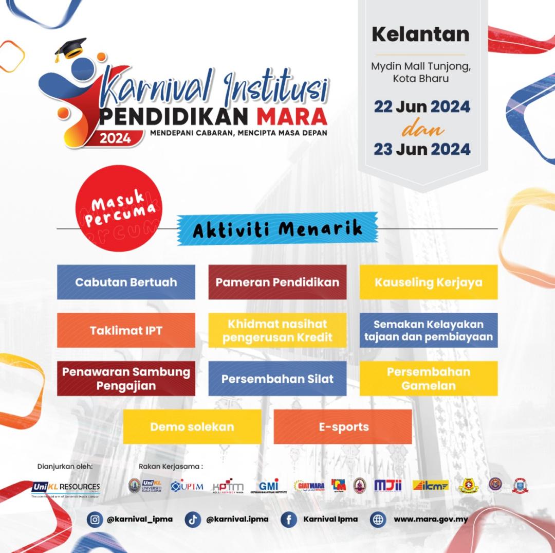 Program Karnival Institusi Pendidikan Mara 2024 | Pusat Pembentukan ...