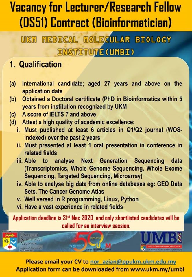 Open university malaysia job vacancy