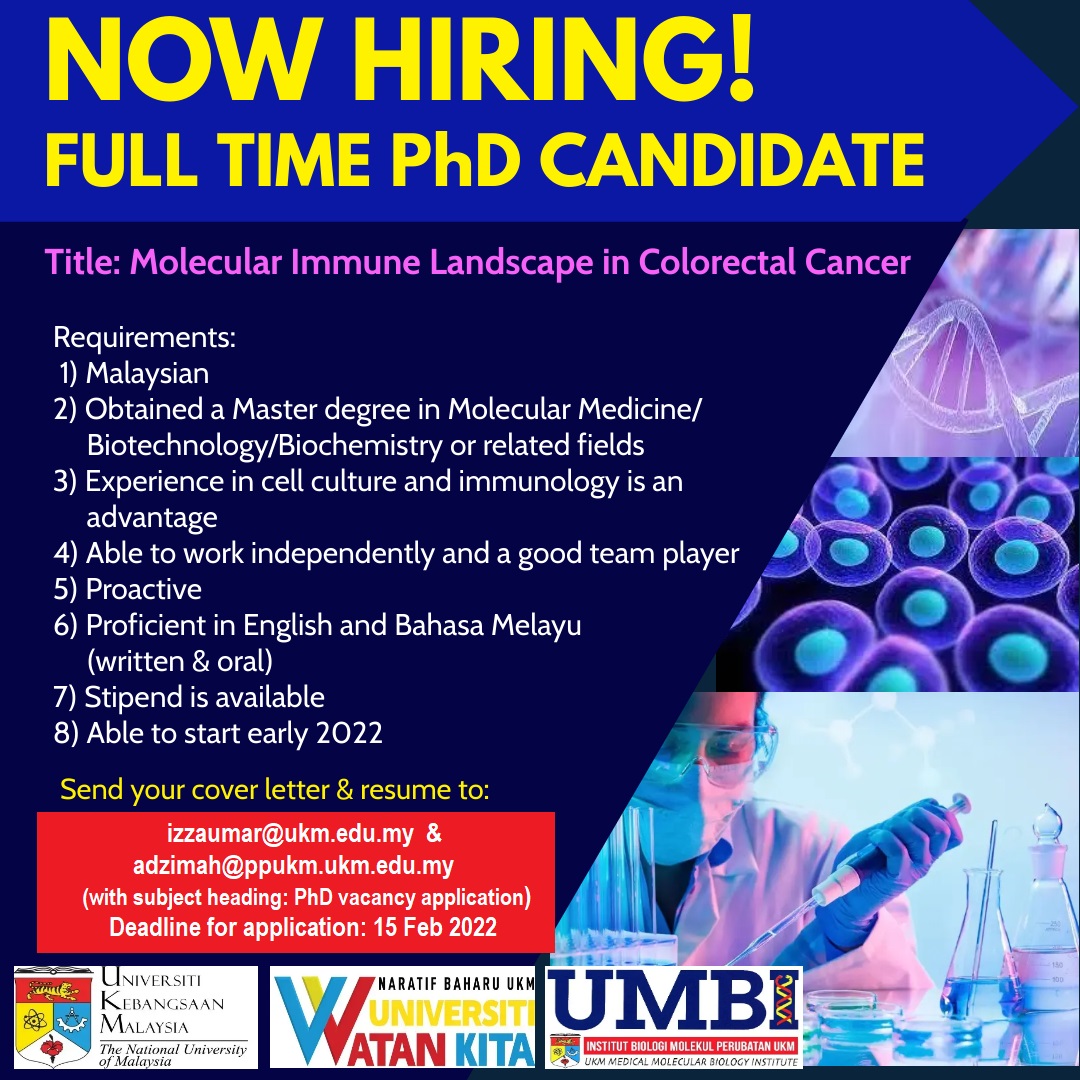 part time phd vacancy