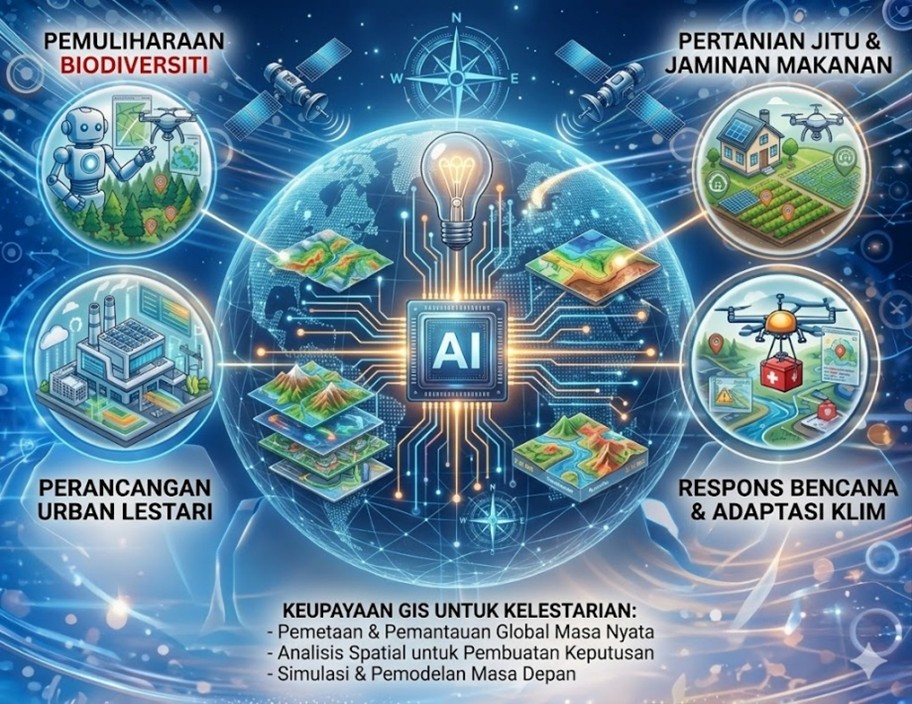 Memetakan Masa Depan Mampan: Kuasa Geospatial dan GIS dalam Melestarikan Planet